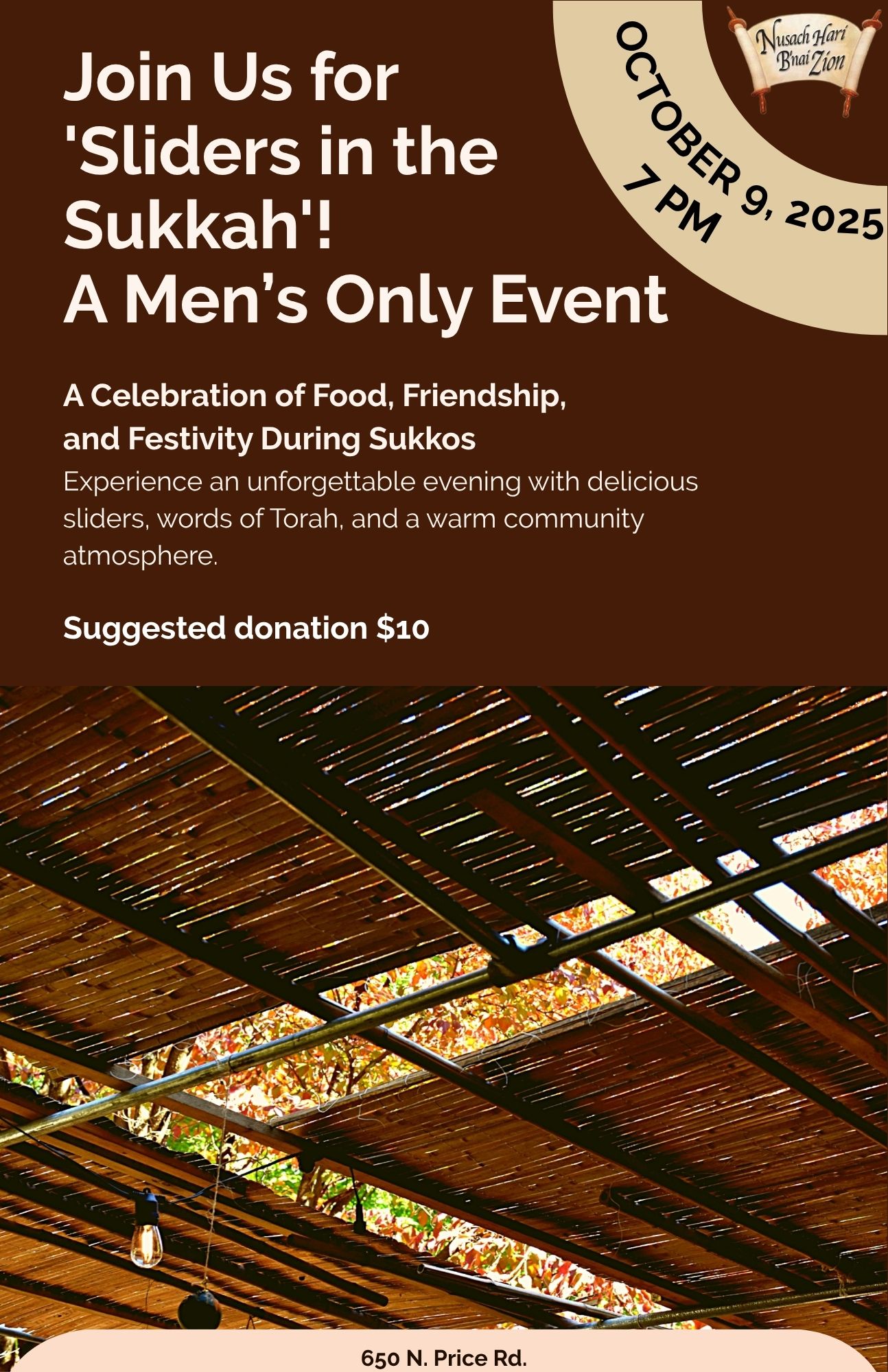 Flyer – Join Us for ‘Sliders in the Sukkah’! (1)